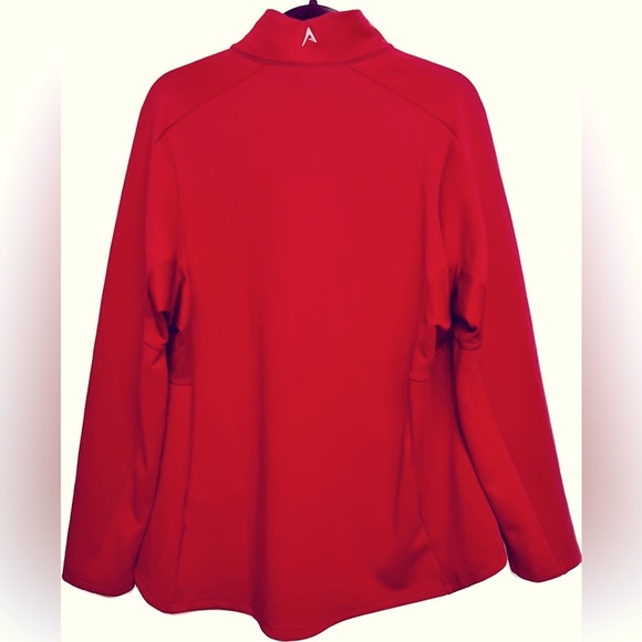 ANTIGUA GOLF Women’s Generation Jacket in Cardinal Red/Carbon, size 2X, NWT - Picture 3 of 10